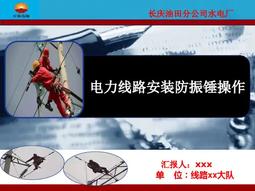防震锤的安装