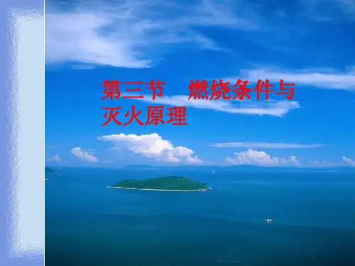 化学九年《燃烧条件与灭火原理》课件
