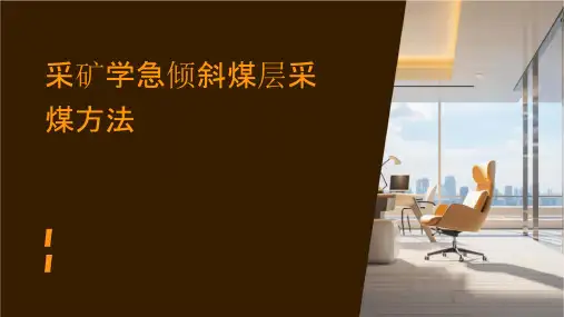 采矿学急倾斜煤层采煤方法