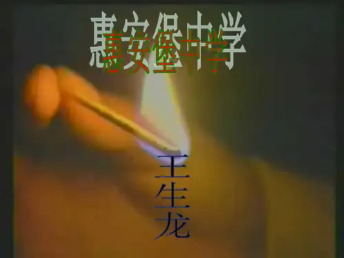 初中化学人教版九年级上册课题1 燃烧和灭火