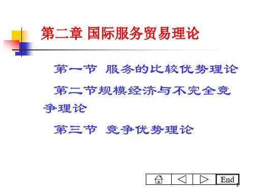 02《国际服务贸易》第二章