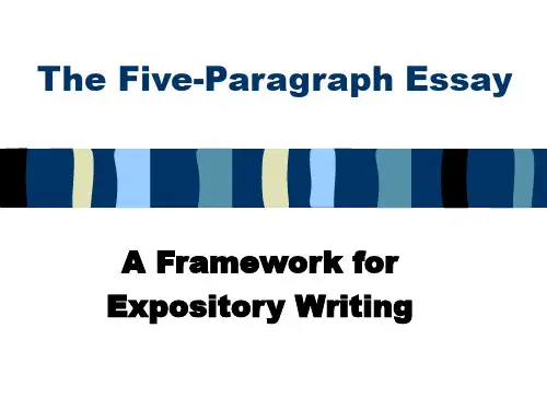 five-paragraph essay英语写作