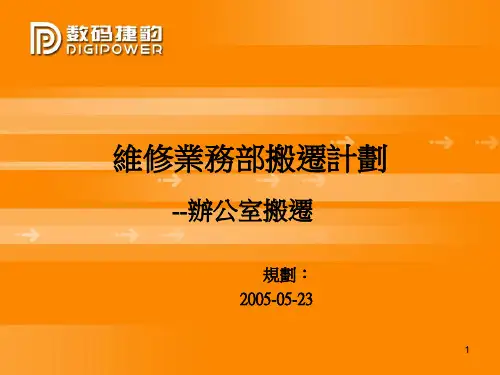 公司搬迁规划PPT课件