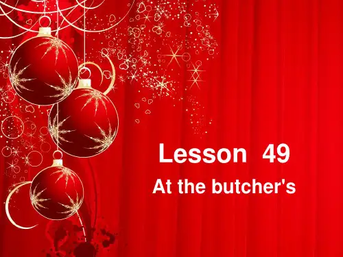新概念英语第一册Lesson49-50