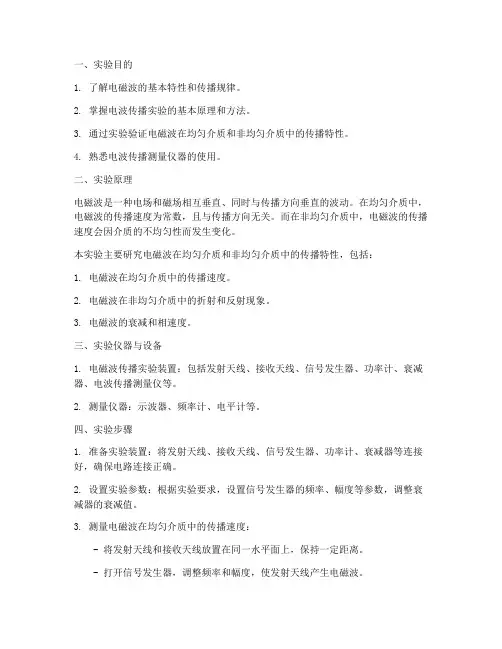哈工大电波传播实验报告