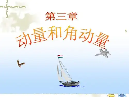 大学物理第3章动量与冲量