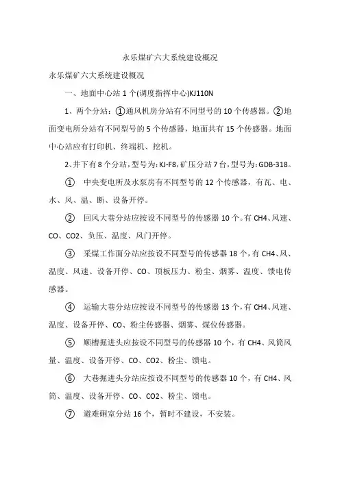 六大系统建设概况