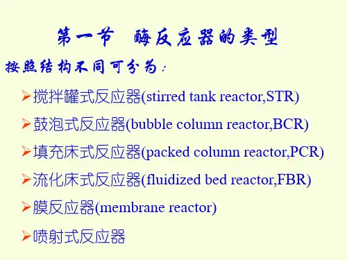 第八章酶反应器