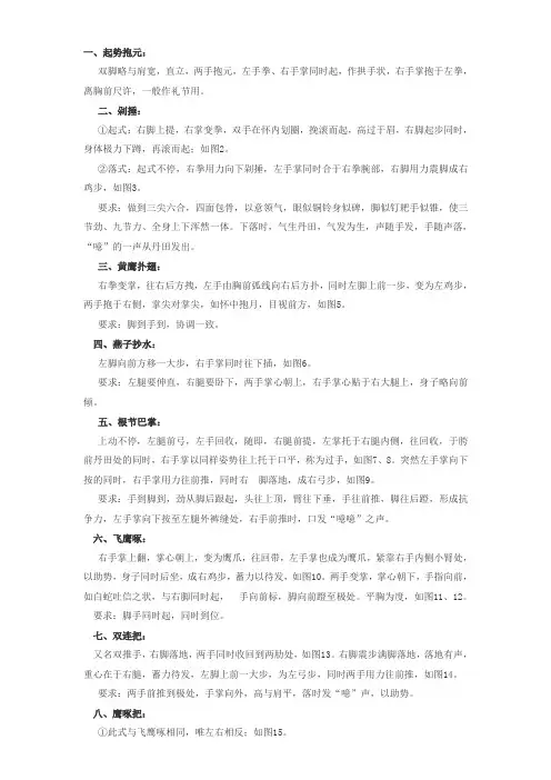 心意六合拳—虎形四把