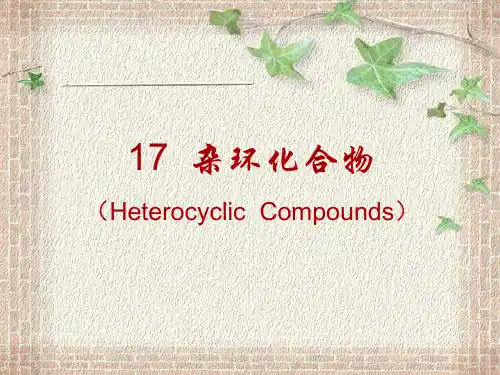 有机化学杂环化合物