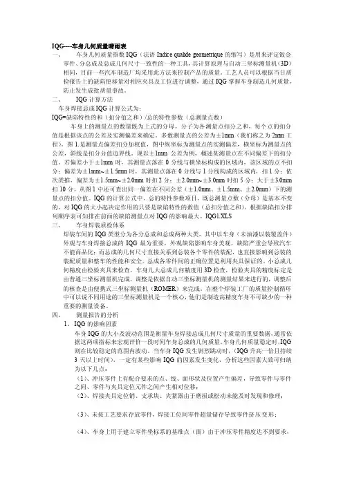 [资料]iqg常识