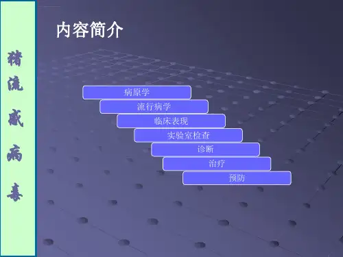 猪流感诊疗方案ppt模板课件