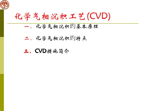 第四章CVD工艺优质获奖课件