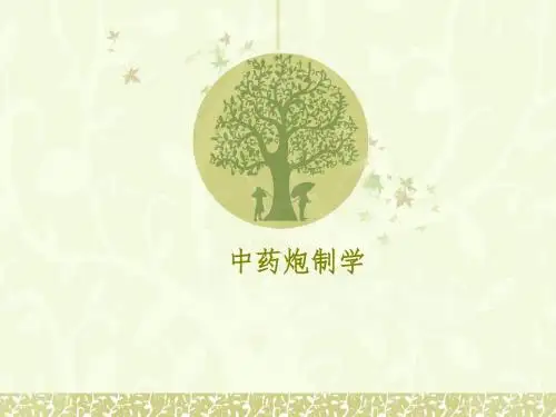中药炮制学