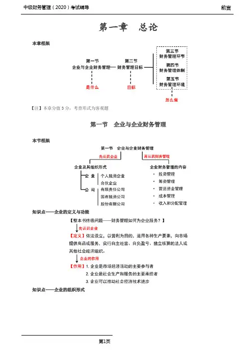 第02讲_企业与企业财务管理、财务管理目标(1)