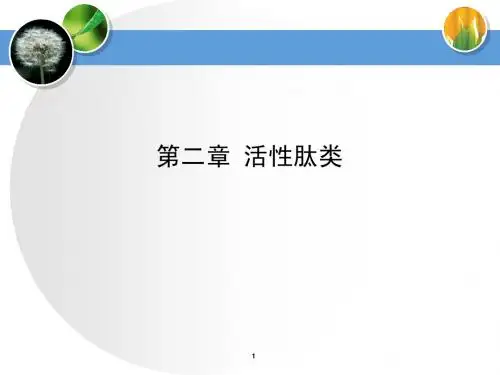 第二章 活性肽类
