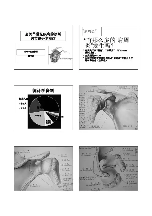 瞿玉兴 肩关节常见疾病的诊断关节镜手术治疗 - 复件