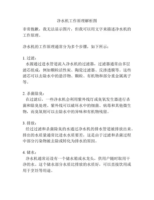 净水机工作原理解析图