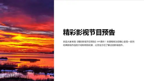 《精彩影视节目预告》课件