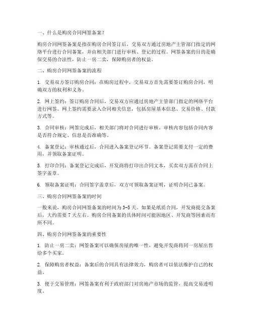购房合同网签_备案