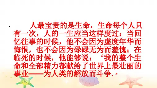 名著钢铁是怎样炼成的ppt优秀课件(41张PPT)