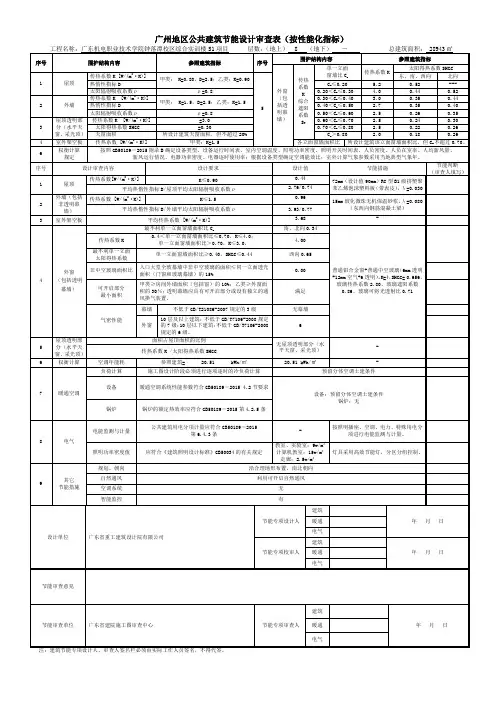 广州公建节能审查表
