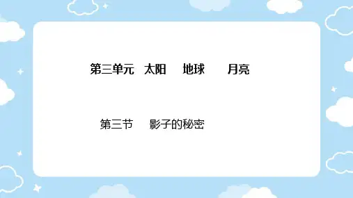 3.影子的秘密(课件)教科版科学三年级下册(2)