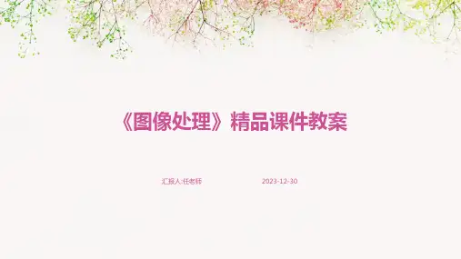 《图像处理》精品课件教案