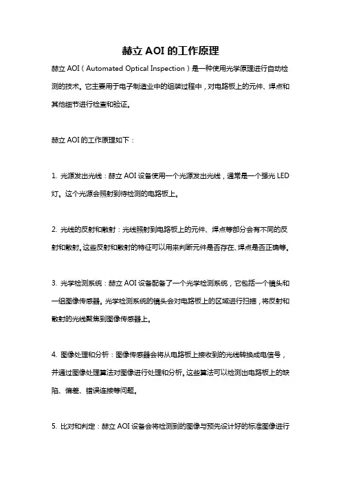 赫立AOI的工作原理