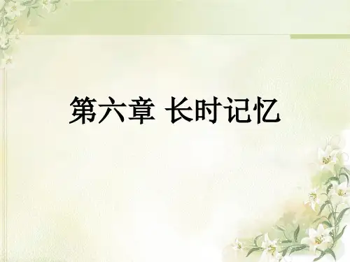 第六章_认知心理学_长时记忆案例