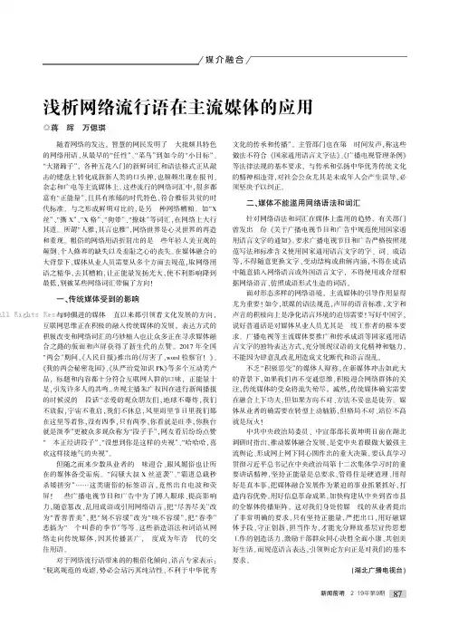19699941_浅析网络流行语在主流媒体的应用