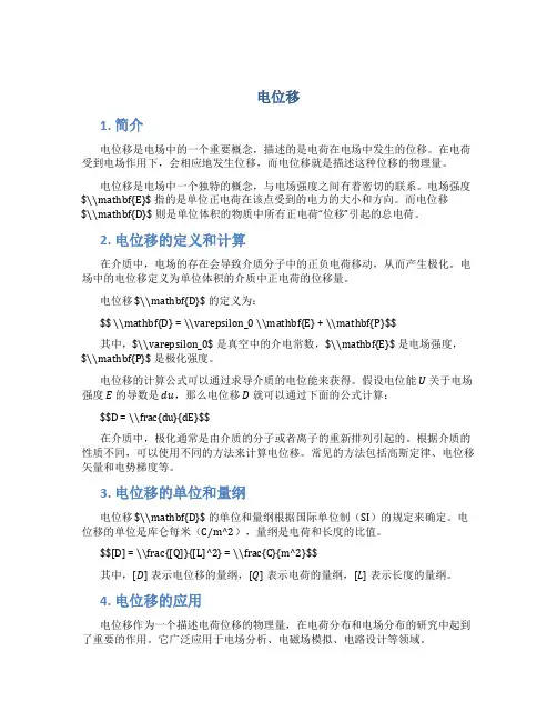 电位移_精品文档