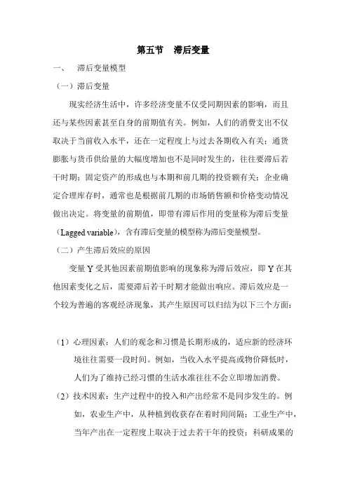 计量经济学第十讲