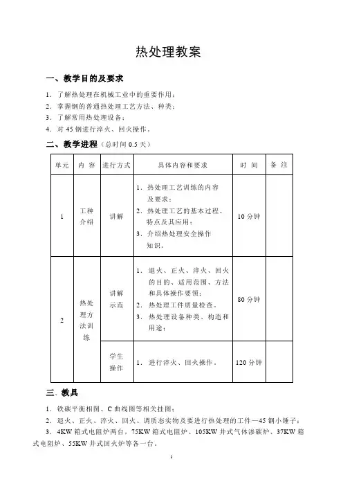 热处理教案