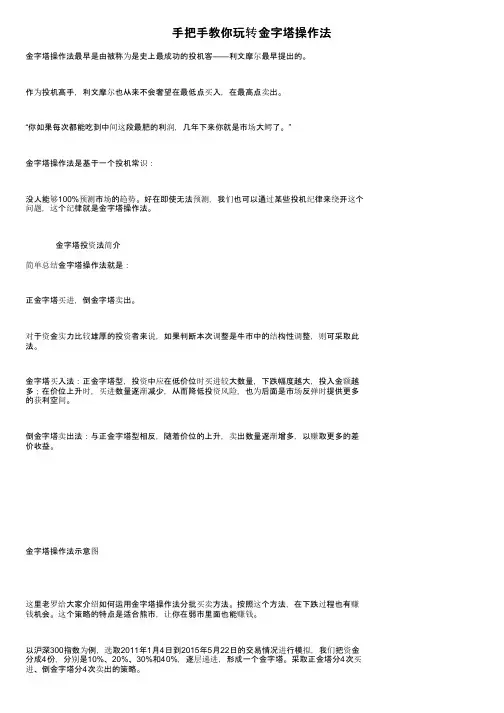 手把手教你玩转金字塔操作法