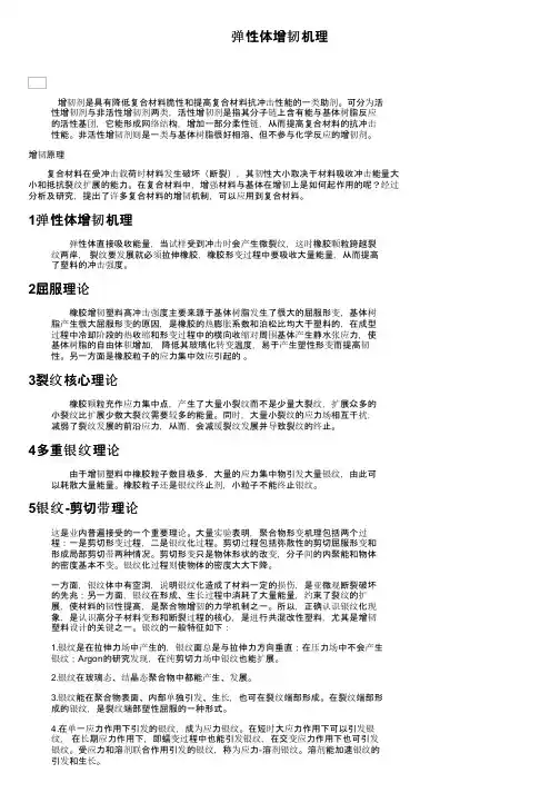 弹性体增韧机理