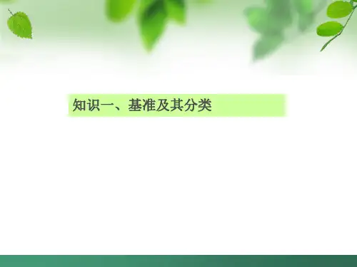 基准及其分类、加工余量