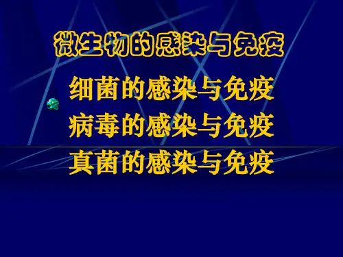 微生物的感染与免疫PPT课件