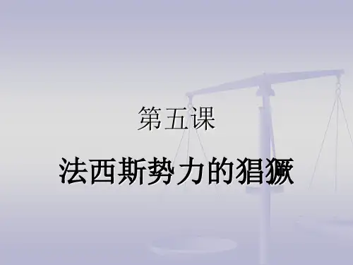 九年级下册人教版历史课件---------第五课.