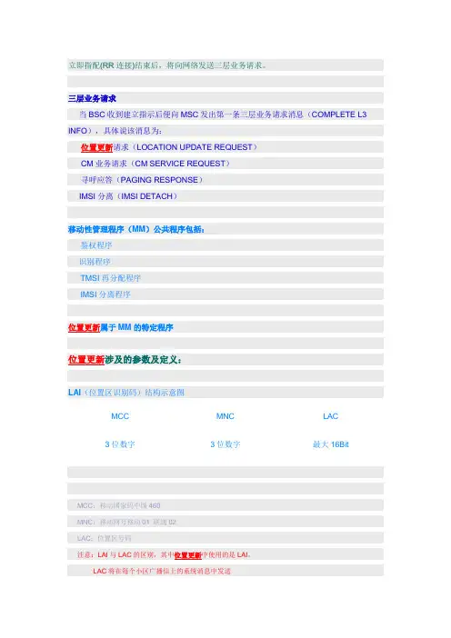 详细讲位置更新(LOCATION_UPDATE)