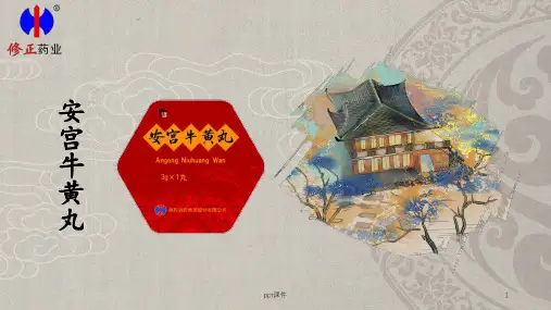 安宫牛黄丸 ppt课件