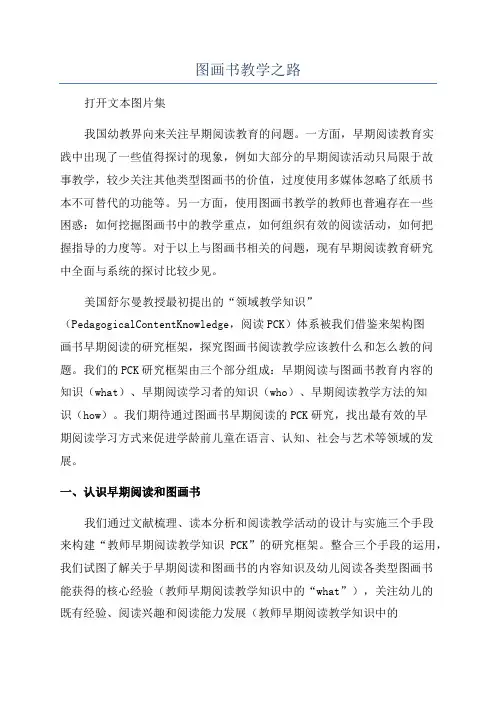 图画书教学之路