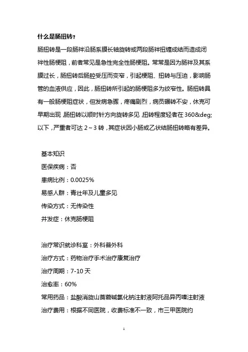 什么是肠扭转？