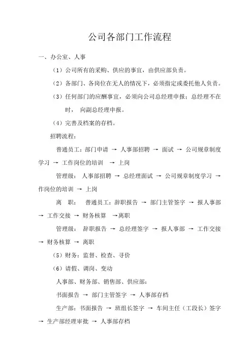 汽车4s店工作流程