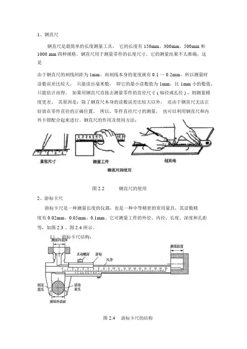 2钳工常用量具及划线全解