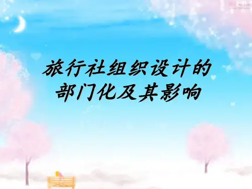旅行社组织结构