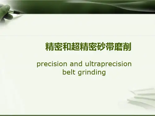 4砂带磨削PPT课件