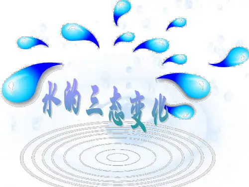 三年级下科学水的三态变化