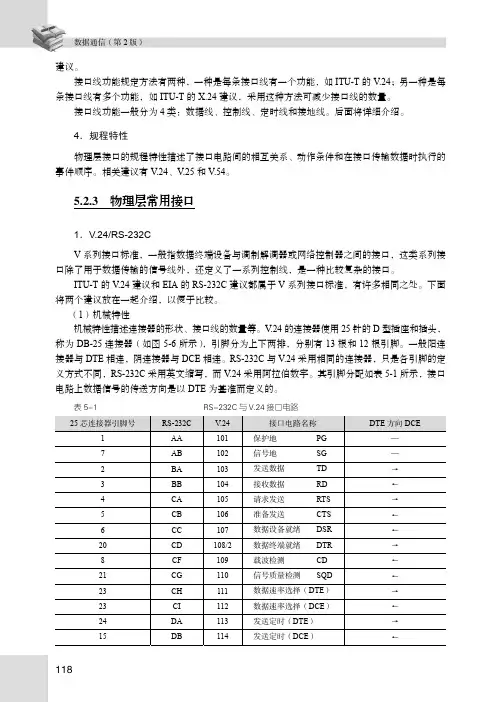 物理层常用接口_数据通信（第2版）_[共7页]