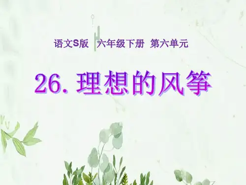 《理想的风筝》7PPT课件 图文